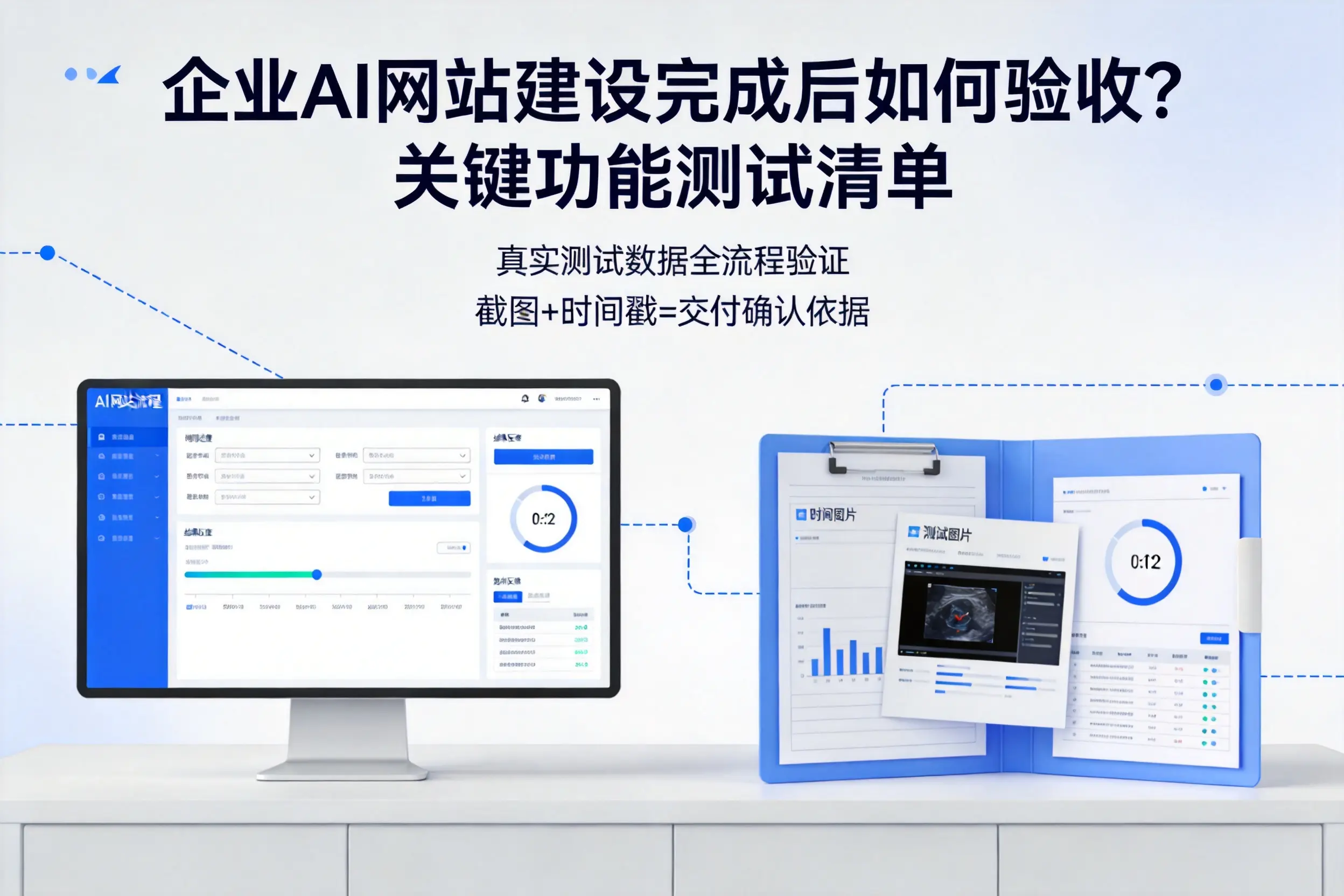 喀什企业AI网站建设完成后如何验收?关键功能测试清单