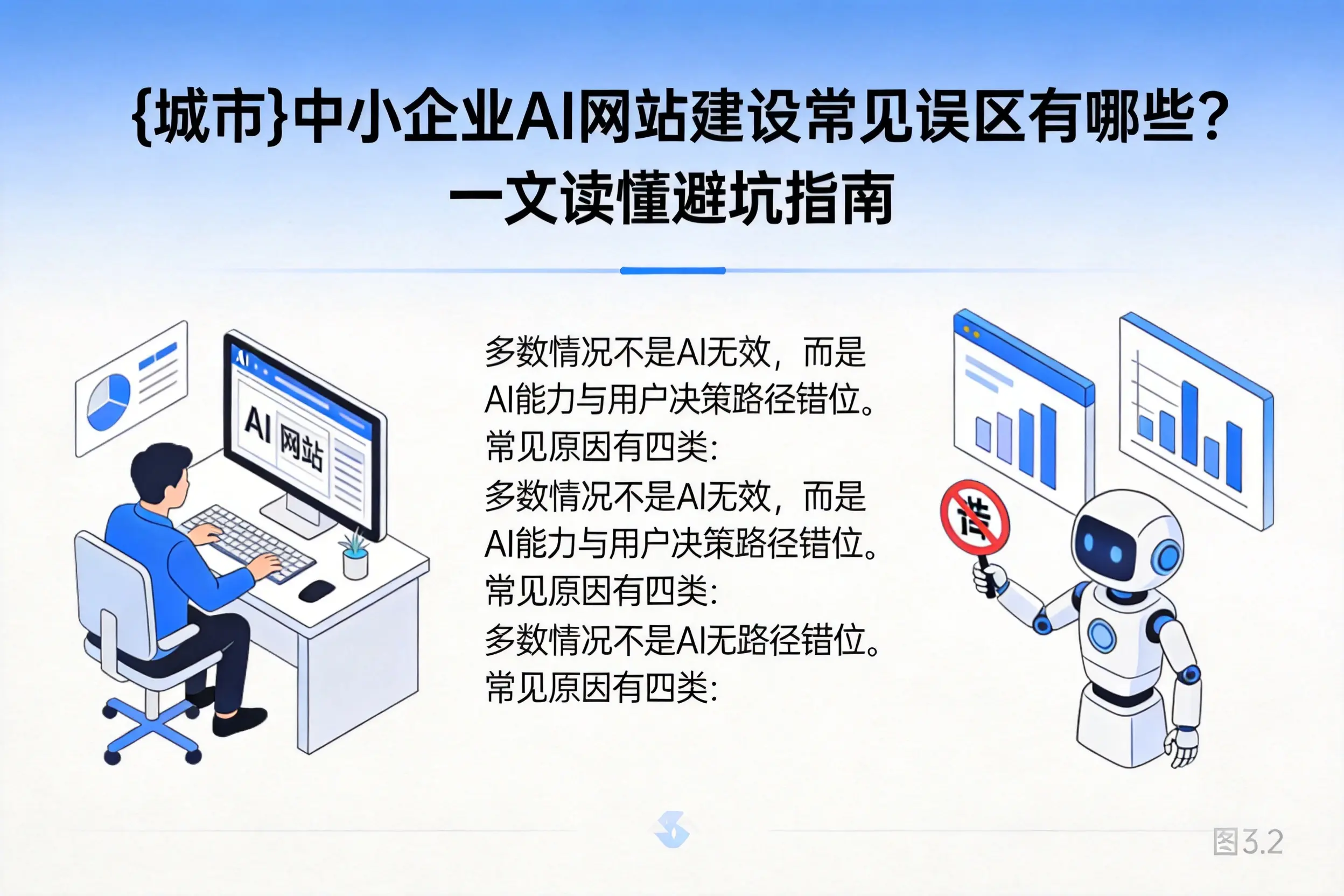 喀什中小企业AI网站建设常见误区有哪些?一文读懂避坑指南
