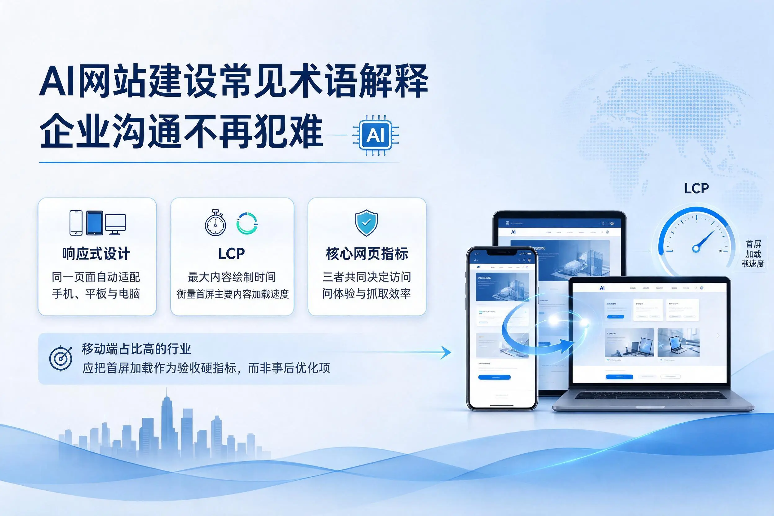 AI网站建设常见术语解释,喀什企业沟通不再犯难